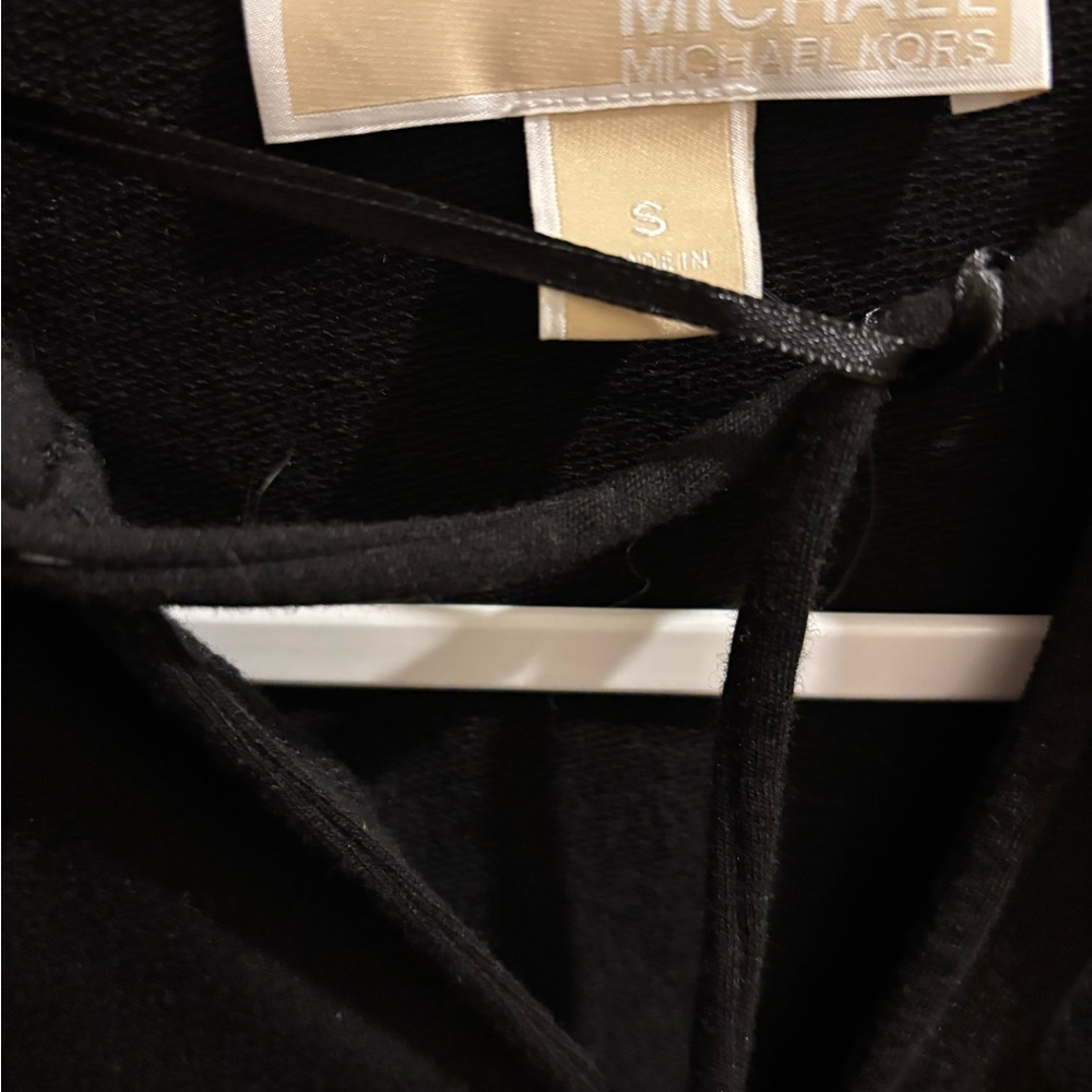 Michael Kors Black Women's hooded shirt with Logo - Picture 2 of 3